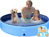 YCFUN Foldable Hard Plastic Pool, Non-slippery Swimming Pool with PP Boards